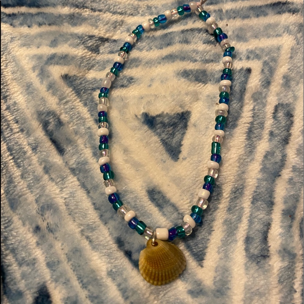 Homemade anklet.